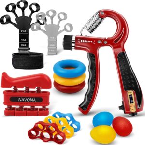 5-in-1 Adjustable Hand Grip Strengthener Kit | Finger Exerciser