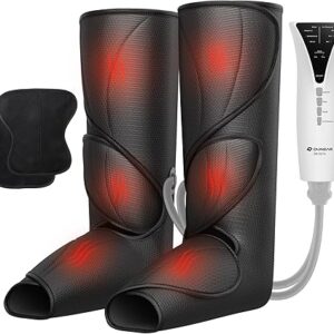 QUINEAR Leg Massager with Heat and Air Compression - Foot and Calf Relief
